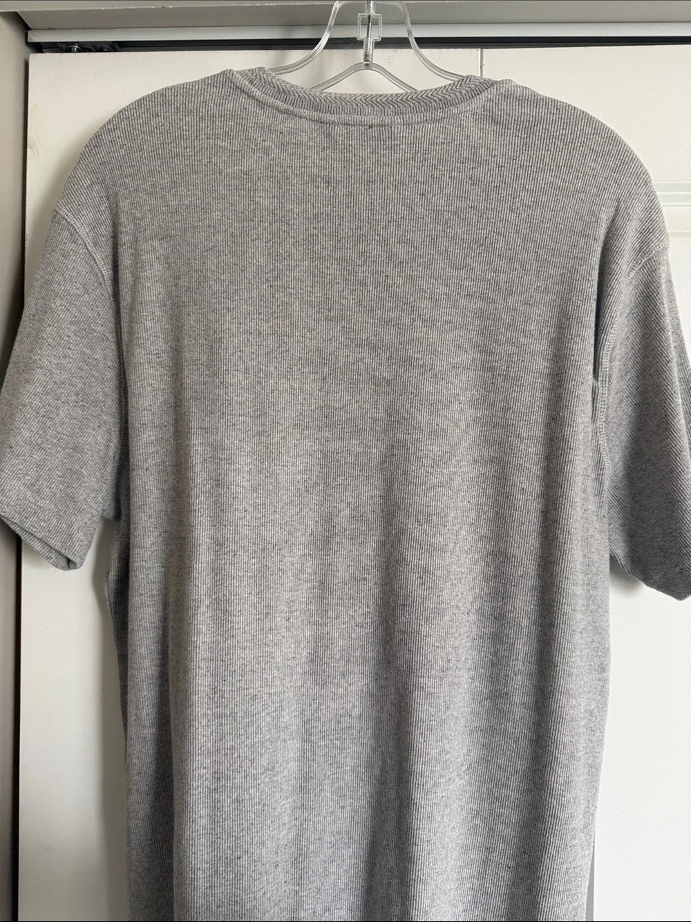 Banana Republic Gray Short Sleeve Henley Shirt